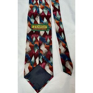 J. GARCIA SILK TIE Men's Multicolor COLLECTOR'S EDITION Abstract‎ Jerry Garcia